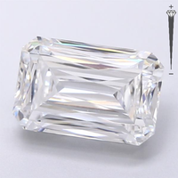 Certificat IGI - Diamant de laboratoire CVD Ahsoka taille radiant 3,43 carats, couleur D, clarté VVS1, pour la fabrication de bijoux ROYAL GEMS 781645576