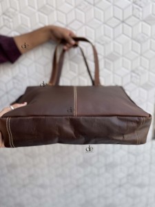 Latest Designer 2026 Genuine Leather Tote <b>Bag</b> Stylish Purse Real Leather Hot Sale Designer Big Size <b>Bags</b> for Women's Multi Use - Product Image 4