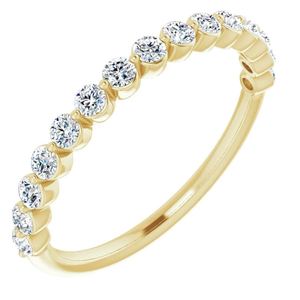 Bague empilable en moissanite à une seule griffe de 2 mm en argent sterling 925, pour fiançailles, mariage, anniversaire, promesse, cadeau élégant - Product Image 5