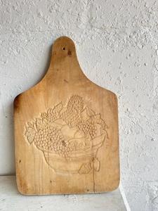 Chic Acacia Wood Carving Chopping Board Hand Engraved Fruit <b>Basket</b> Design Thick Durable Surface Food Safe Kitchen Serving Board - Product Image 6