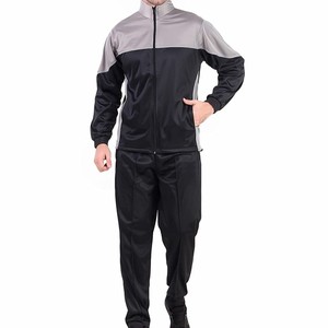 Conjunto Deportivo para Hombre 2026, Gris y Negro, Manga Larga, Cierre de Cremallera, Cuello Alto, Pantalones Deportivos, Ropa Casual de Otoño - Product Image 6
