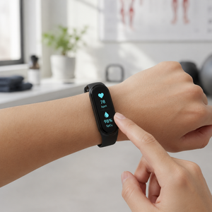 Custom Unisex Smart Wristband & <b>Watch</b> with Custom Display | Hardware Firmware OEM/ODM Manufacturing - Product Image 1