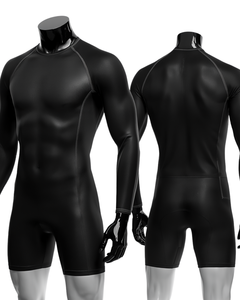 Men Long Sleeve <b>Compression</b> Rash Guard Athletic Training <b>Shirt</b> - Product Image 2