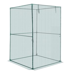 Rete da Giardino per Protezione Piante 3.9 X 3.9 X 5.9 Ft, Tenda con Porta con Cerniera, Resistente al Vento e Facile da Installare per Esterni - Product Image 5