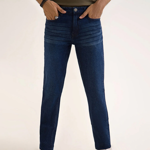 Wholesale OEM High Quality Breathable Men's Loose Fit Jeans Custom Pattern Men's Breathable Relaxed Men's Denim Jeans - Product Image 1
