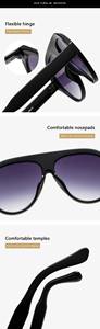 Lmamba 971530 2024 Fashion Trend Retro Style Designer Shape <b>Sunglasses</b> Hot Trend UV400 protection One Piece <b>Sunglasses</b> - Product Image 6