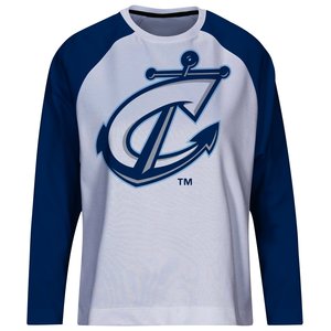 Camiseta de Béisbol Personalizada de Manga Larga en Naranja y Azul Rey |   Uniforme de Equipo Sublimado en Blanco |   Camiseta Deportiva de Secado Rápido - Product Image 6