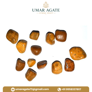 Pierres de galets naturels polies, pierres de palmier, spécimens de cristal cabochon pour la décoration, approvisionnement en vrac, Gujarat - Product Image 3