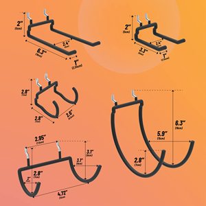 OEM Black Pegboard Drill Holder with <b>Hook</b> Type Installation for Garage Organization Plastic <b>Tool</b> Storage - Product Image 3