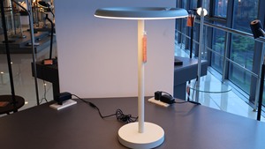 Modern LED <b>Table</b> Lamp <b>Foldable</b> <b>Plastic</b> Round Shade Elegant Style Adjustable Light CCT included Round Base Metal Durable - Product Image 6