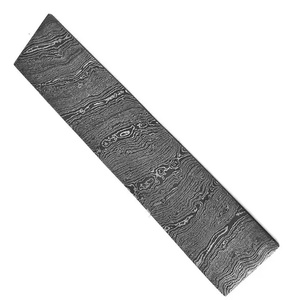 Cuchillo Ahmad Fabric de 12 pulgadas con patrón retorcido, hoja de acero de Damasco de 3 mm de grosor, mango de acero de Damasco, grado industrial - Product Image 4