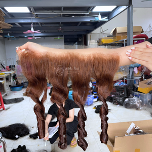 Article populaire Perruque bouclée rebondissante HD Lace avec un donneur pré-plumé Extensions de cheveux brésiliens doux bruts et rebondissants du vendeur - Product Image 4