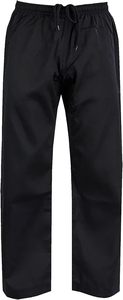 Pantalon d'arts martiaux pour homme, noir, séchage rapide, respirant, 240g, sans couture, coupe régulière, 100% coton, KARATE, taille adulte - Product Image 2