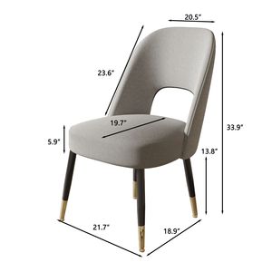 Sedia da Pranzo Imbottita, Comoda e Elegante, per Casa o Ufficio - Product Image 3