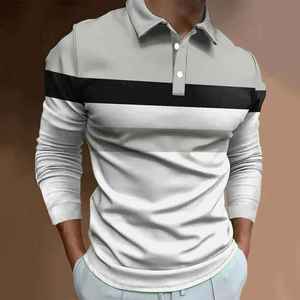 Polo tendance pour homme, design moderne, tissu extensible, manches courtes, confortable, vêtements décontractés pour l'extérieur, prix de gros - Product Image 2