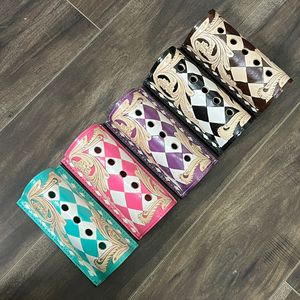 Organizador de Escritorio de Cuero con Diseño a Cuadros, Estilo Occidental, Portaplumas para Suministros de Oficina, Accesorio de Escritorio para Bolígrafos y Lápices - Product Image 4