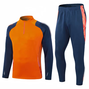 New Custom Winter Soccer/Basketball Warm up Training Suit Silk Screen Printed Design Breathable Lightweight <b>Tracksuits</b> OEM - Product Image 4