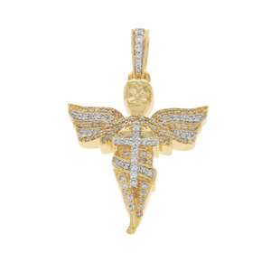 Customized Hip Hop Trendy Pendant 10KT White Gold 10.50gm Natural Diamonds IGI Certified <b>Wedding</b> Statement Ring - Product Image 4