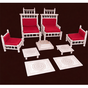 Juego de Sillas para Mandap de Boda India, Madera de Teca, Duraderas, Tamaño Personalizado, Muebles para Eventos de Boda Hindú en Melbourne - Product Image 1