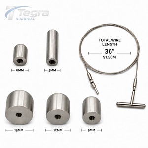 Juego de 5 Piezas de Extractores de Venas Nabatoff de Calidad Premium, Instrumentos Quirúrgicos Vasculares de Acero Inoxidable de Grado Alemán, Certificados CE ISO - Product Image 3