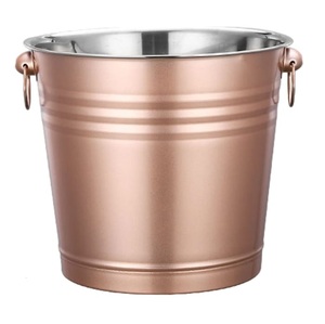 Seau à glace doré pour mariage, restaurant, fête, bar, hôtel – Vente directe usine – Seau de stockage de glace - Product Image 3