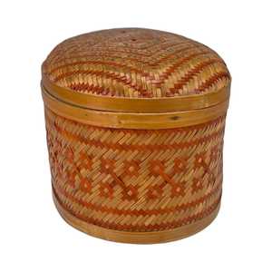 Panier de rangement ovale en bambou tressé à la main de haute qualité, avec couvercle, vente en gros, fournisseur d'usine OEM - Product Image 4