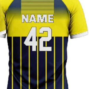 Nuevo Diseño de Camiseta de Cricket para Hombre, Ropa Deportiva Sublimada, Venta al Por Mayor para Equipos, Fabricante Profesional, Calidad Superior, Personalizable - Product Image 3