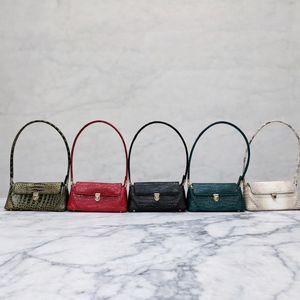 Bolsos de Mano de Piel de Cocodrilo de Lujo de Primera Calidad Luxali para Mujer, Diseño Personalizado, Piel Genuina, Soporte ODM/OEM - Product Image 1