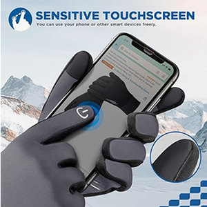 Lightweight Windproof Waterproof Running <b>Gloves</b> <b>Touch</b> <b>Screen</b> Anti-Slip Winter Warm Cycling Sports Racing <b>Gloves</b> - Product Image 4