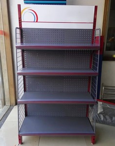 Estante Vertical de Metal y Hierro Resistente para Exhibición de Botellas y Aceite, Ideal para Supermercados - Product Image 1