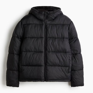 Veste matelassée pour homme, style tendance, manches longues, tissu léger, confortable, design décontracté. - Product Image 6