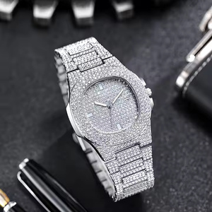 Reloj de Cuarzo de Lujo con Diamantes Moissanite para Hombre, Estilo Hip Hop, Premium, de Alta Calidad - Product Image 1