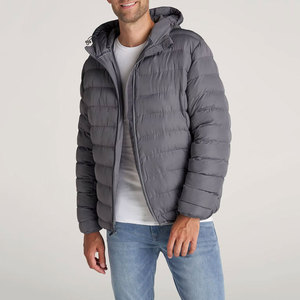 Veste matelassée personnalisée pour homme, veste d'hiver rembourrée pour homme, veste à capuche pour extérieur - Product Image 1