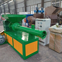 Extrudeuse de mélange plastique-sable, machine de recyclage de plastique, machine de fabrication de briques en plastique