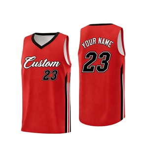 Camiseta de Baloncesto Personalizada para Hombre, de Alta Calidad, Impresión por Transferencia de Calor, Secado Rápido, Transpirable, 100% Poliéster, para Exteriores, 240g, con Logotipo Personalizado - Product Image 6