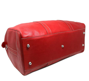 Bolsa de lona de cuero genuino en oferta, diseño personalizado, gran capacidad, para deportes, viajes, gimnasio, unisex, con calidad duradera. - Product Image 2