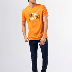 เสื้อยืดคอตตอนพรีเมียมสำหรับผู้ชาย ขายส่ง เนื้อผ้านุ่ม ระบายอากาศดี แขนสั้น คอกลม สไตล์ลำลอง รับสกรีนโลโก้ ผลิตแบบ OEM ODM - Product Image 2