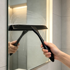 Lames de rechange professionnelles en silicone pour <span class=keywords><strong>grattoir</strong></span> à vitres de voiture, avec poignée en acier inoxydable, durables et écologiques, les plus vendues - Product Image 4
