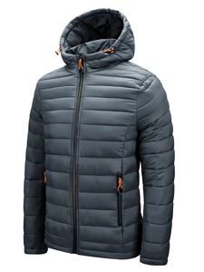 Veste matelassée pour homme, veste d'hiver chaude à capuche, légère, veste de mode pour l'extérieur - Product Image 3