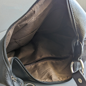 Factory Direct price Leather Zipper Closure Leather <b>Bag</b> Hobo Trendy Fashion Shoulder Pattern Large Capacity Leather Hobo <b>Bags</b> - Product Image 3