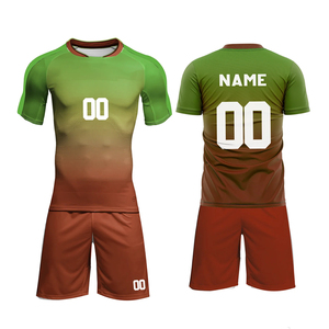 Uniforme de Fútbol de Manga Corta Antibacterial de Alta Calidad, Transpirable y de Secado Rápido, Diseño Personalizado Sublimado, Unisex para Adultos - Product Image 1