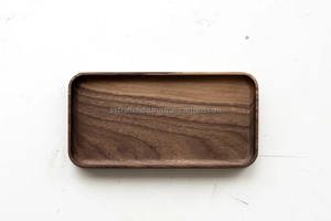 Plateau en bois fini fabriqué à la main pour le service et la décoration de table adapté à la maison hôtel et restaurant de la meilleure qualité meilleur vendeur - Product Image 4