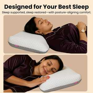 Almohada ortopédica de espuma viscoelástica Cervical Araami cómoda recuperación lenta para posicionadores de cuello para dormir en la cama - Product Image 5