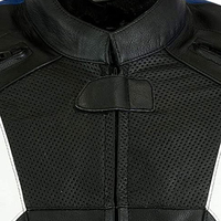 Combinaison de course à séchage rapide, élégante, pour moto, pour hommes, avec veste et pantalon, veste de moto en cuir véritable