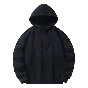 Sweat à capuche en coton à manches longues pour homme, haute qualité, respirant, décontracté, vêtement d'extérieur d'hiver pour homme, logo personnalisé - Product Image 4
