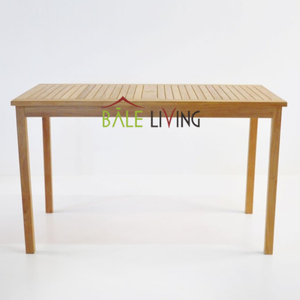 Table à manger en bois de qualité supérieure au design minimaliste moderne, parfaitement adaptée à une utilisation en intérieur et en extérieur. - Product Image 4