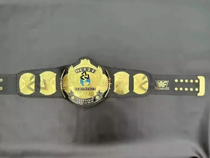 Cinturón de Campeonato de Lucha Libre Personalizado W-W-E Winged Eagle, Cinturón de Latón de 2 mm para Adultos - Placas de Metal Chapadas en Oro y Correa de Cuero - Product Image 3