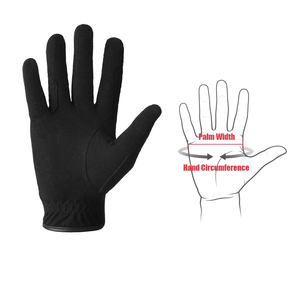 Gants d'équitation bleus et noirs avec fermeture auto-agrippante pour hommes, coupe régulière, couleur unie, accessoires équestres 2026 - Product Image 4