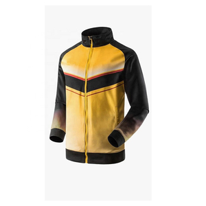 Ensemble de jogging homme en molleton uni à prix abordable, 65 % polyester 35 % coton, avec cordon de serrage, coupe décontractée moderne, coupe-vent, deux pièces - Product Image 5
