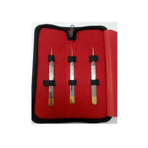 Nuevo juego de 3 piezas de pinzas para trasplante capilar con ángulo de 45 grados, instrumentos quirúrgicos de Mahfooz Instruments - Product Image 4